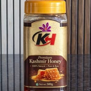 Pure Kashmiri Saffron-Infused Raw Honey | Kesar & Honey Golden Wellness Blend | Natural Immune Booster | Antioxidant-Rich Luxury Sweetener | No Additives
