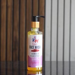 Kesari Saffron Face Wash | Kesar-Infused Brightening Daily Cleanser | Deep Pore Cleansing | Even Skin Tone | Paraben-Free | For All Skin Types | Kashmiri Skincare