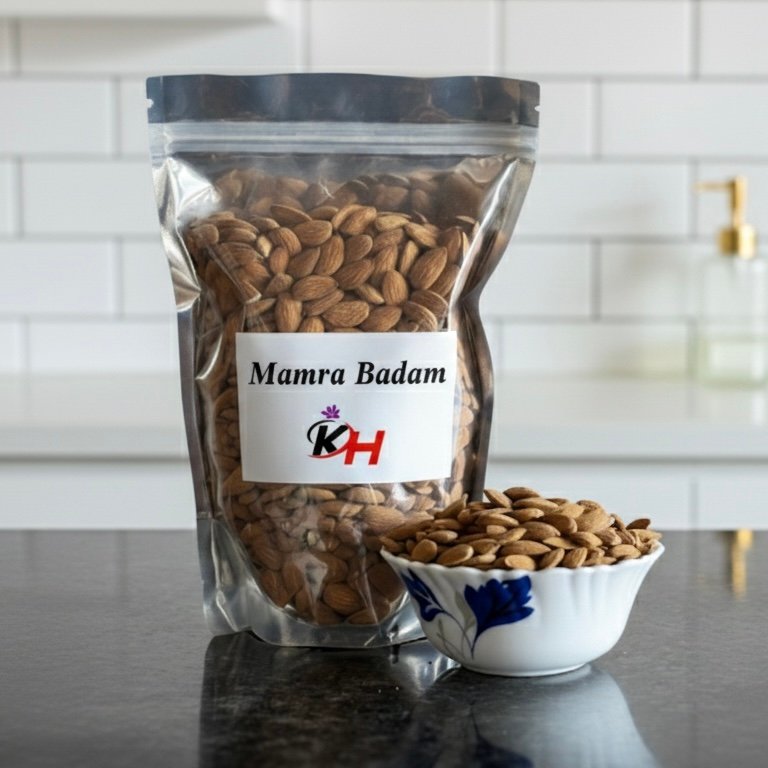 Premium Mamra Badam (Wild Almonds) | Superior Oil-Rich Brain-Boosting Variety | Ayurvedic Superfood | Omega-3 & Vitamin E Rich | No Added Salt or Preservatives