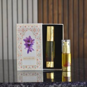 Premium Kashmiri Saffron Facial Oil 30ml | Kesar-Infused Brightening Anti-Aging Elixir | Intensive Dark Spot & Fine Line Treatment | Fast-Absorbing | Paraben & Mineral Oil-Free