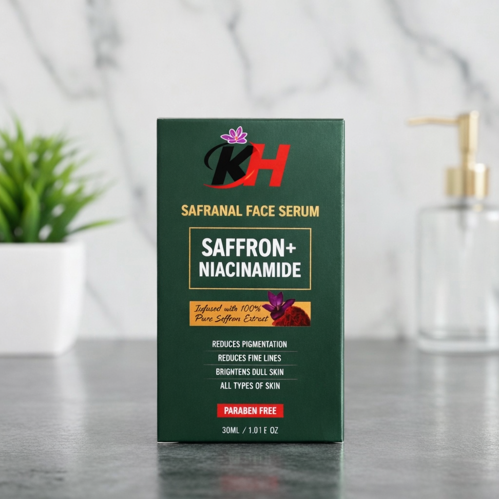 Advanced Kashmiri Saffron Brightening Serum 30ml | High-Potency Kesar Hyperpigmentation Treatment | Anti-Aging Fine Line Reducing | Lightweight Fast-Absorbing | Paraben-Free Formula