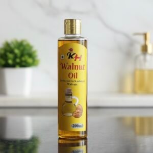 Pure Cold-Pressed Kashmiri Walnut Oil | Highest Omega-3 Culinary Oil | Unrefined Heart-Healthy Finishing Oil | Skin & Hair Nourishing | No Bleaching or Deodorizing